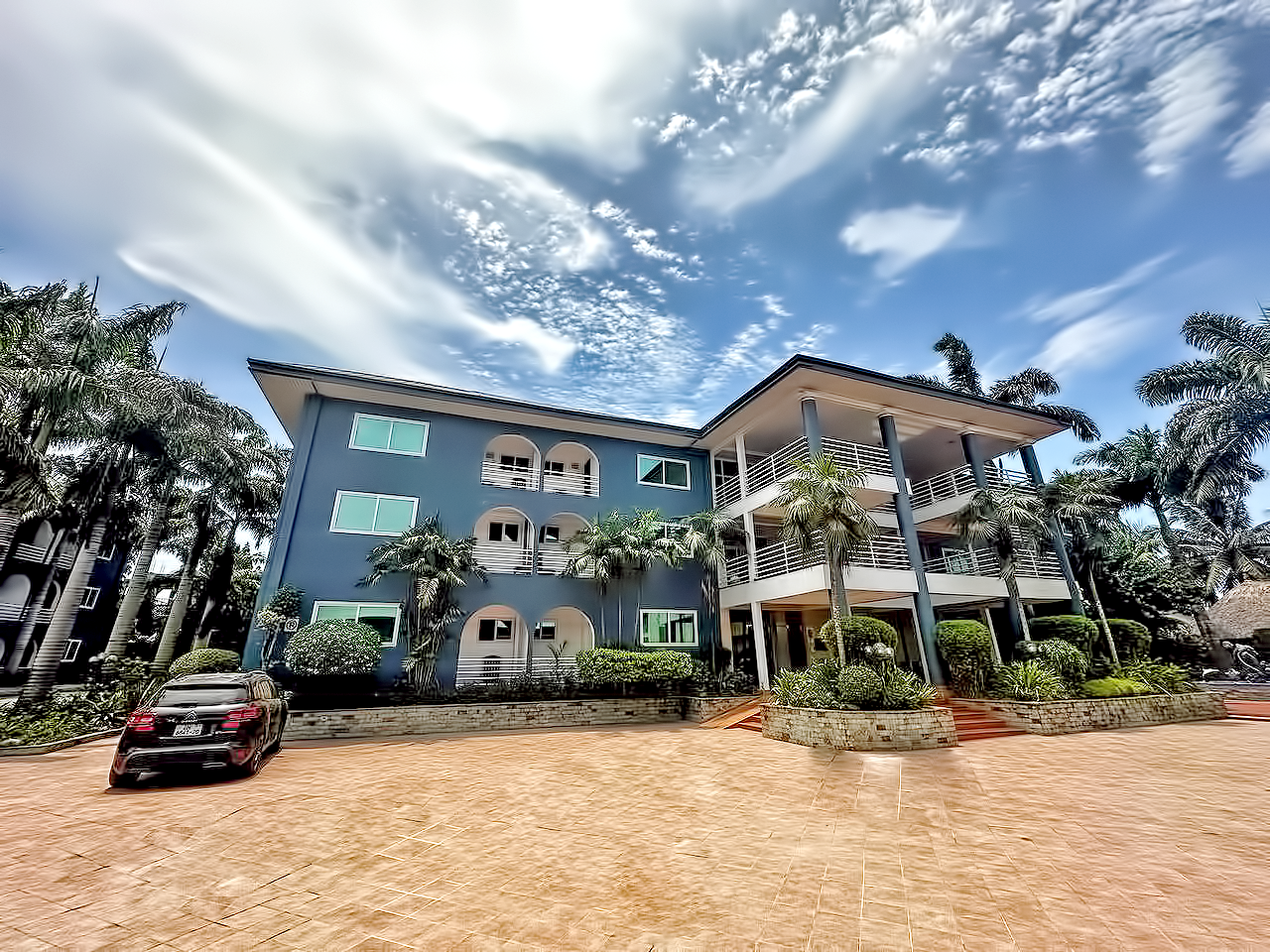 Modern apartments development by Kingspok Construction Works Limited in Tema